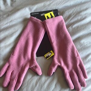 Nike Fleece Pink Gloves